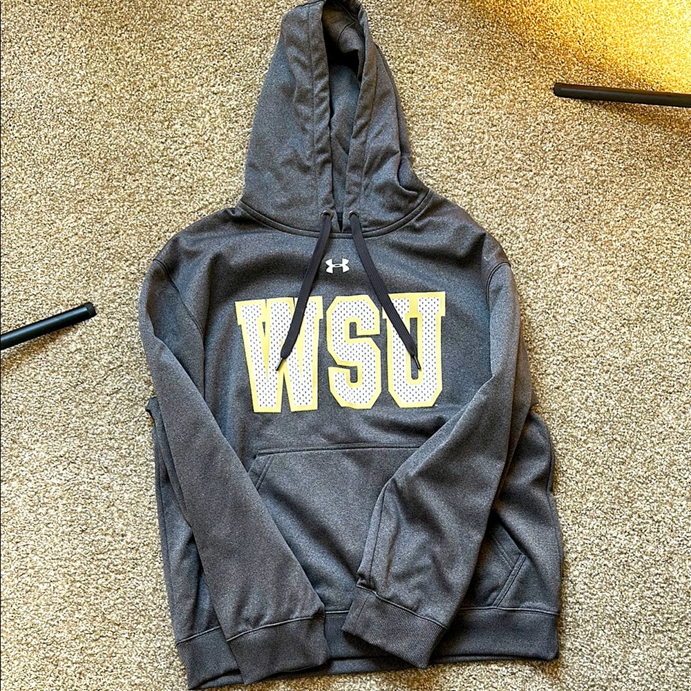 Under Armour Gray WSU Men's Hoodie